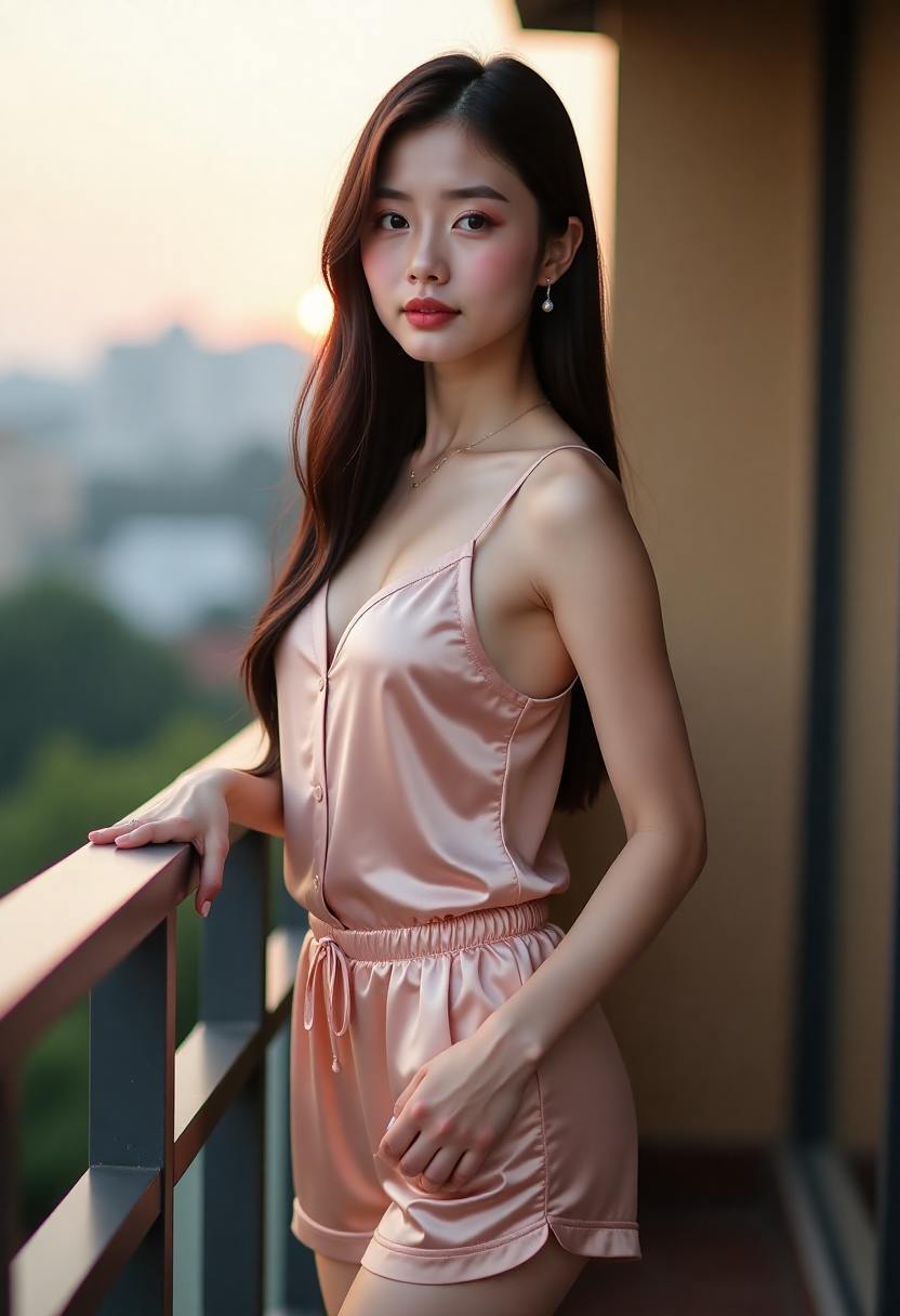 夜色中猫妖侦探在街边查看线索